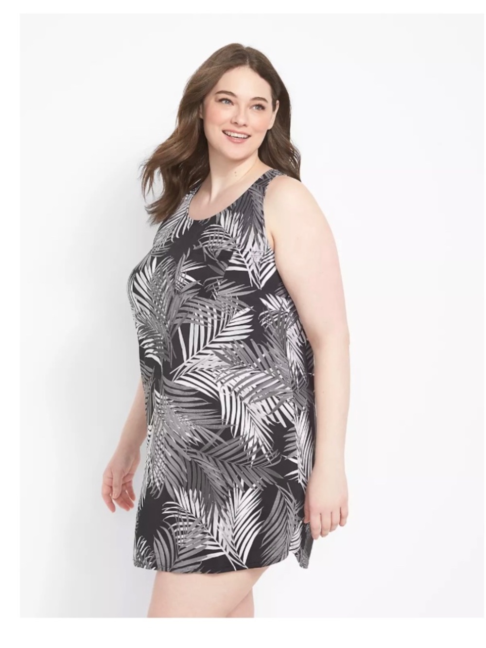 Dreamy Cool Sleep Tank - Black & White Palms - NEW - NEVER WORN - NO TAGS